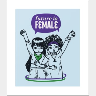 feminist sorority - the future is female Posters and Art